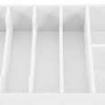 thumbnail image 3 of BESTYASH White Plastic Cash Tray Organizer for Desk Drawer with Multiple Compartments for Currency Sorting, 3 of 8