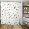 thumbnail image 6 of Btomtd Christmas Style Printed Shower Curtain for Bathroom, Water Proof and Impermeable Shower Curtains in Elegant, Shower Curtain Liner with Hooks - 72.04"x72.04", A, 6 of 6