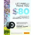 thumbnail image 2 of Pirelli P Zero Rosso 205/50R17 89 Y Tire Fits: 2017-19 Nissan Sentra SR Turbo, 2013-16 Nissan Sentra SR, 2 of 4