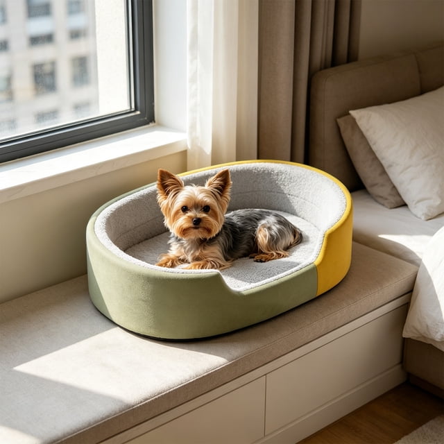 Cama para Mascotas para Todas Las Estaciones con Seguridad Mejorada: Manta Lavable para Cama de Gatos y Perros Pequeños, Almohadilla Suave y Acogedora para Descanso y Relajación.