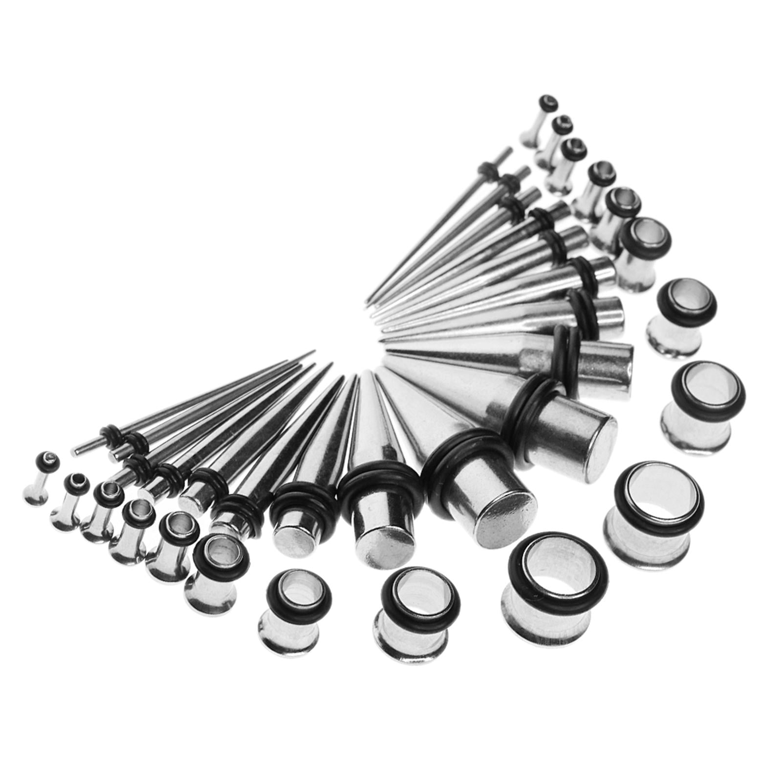 JYTDBCS 8Pcs Spirale Orecchio Taper Expander Acrilico Barelle Dell - Foto 3