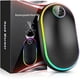 thumbnail image 1 of Calentadores de manos de 10000 mah recargables con luces, 3 niveles de calor ajustables, calentador portátil de calentamiento rápido y duradero de doble cara, regalos de invierno 1, 1 of 5