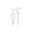 Serling Silver, variant on FINE JEWELRY Sterling Silver Round Lab-Grown Diamond Dangle Earrings (1/10 cttw, VS1 Clarity, D-E Color)