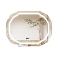 thumbnail image 1 of Gymax LED Bathroom Mirror w/ 3 Color LED Light Memory Function Time for Bathroom, 1 of 10