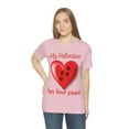 thumbnail image 6 of Funny Valentine's Day Shirt | My Valentine Has Four Paws! | Dog Lover | Animal Lover | Unisex Jersey Short Sleeve Tee, 6 of 10