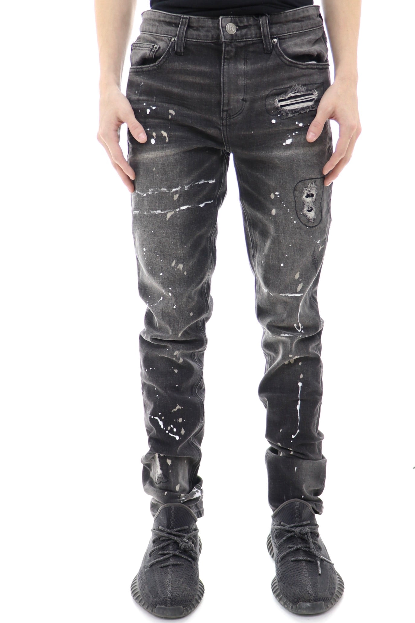 Refuel Life Style Paint Tear Denim Size 