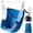 Royal Blue, variant on Hammock Chair Max 500 Lbs 2 Cushions Spreader Bar Strap Carabiner | Collapsible Metal Rod with Anti-Slip Grooves Portable Hanging Swing Side Pocket Macrame Bohemian Chair Indoor Outdoor Graden