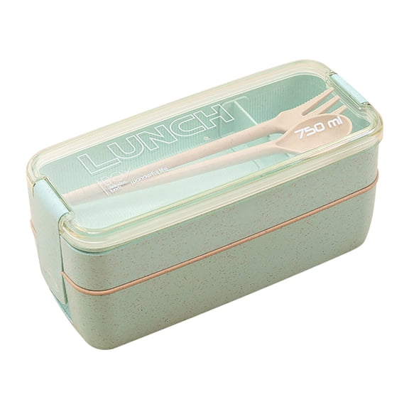 FFENYAN Plastic Bento Box Multi Layered Lunch Box With Forks Spoons Tableware Lunch Box For Office Workers Portable Picnic Box