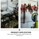 thumbnail image 2 of 4pcs Pegboard Anillos Pantalla de pantalla Ganchos colgantes Pegaugh TABS Ganchos Perchas, 2 of 6