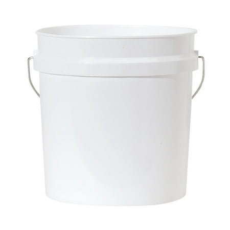 LEAKTITE 2 Gallon Plastic Pail 002G01WH020 (Best Paint For Plastic Buckets)