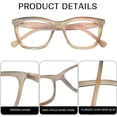thumbnail image 5 of Reading Glasses Blue Light Blocking Spring Hinge Fashion Pattern Print Eyeglasses for Men 2.50, 5 of 8