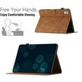 thumbnail image 4 of Case for Amazon Kindle Fire HD 7 5th 7th 9th Generation (2015 2017 2019 Release),PU Leather Embossed Coconut Tree Slim Case with Pencil Holder Card Slot Protective Smart Cover,Brown, 4 of 6