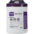 thumbnail image 2 of YANFEN Q55172 Super Sani Cloth Germicidal Disinfecting Wipes, Large 6" x 6-3/4", 160 Wipes (Case of 12 Canisters), 2 of 6