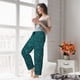 thumbnail image 5 of Fotbe teal sparkling Pantalones de Pijama para Mujer, Pantalones de Dormir, Pantalones Pj con Cordón y Bolsillos-X-Large, 5 of 6