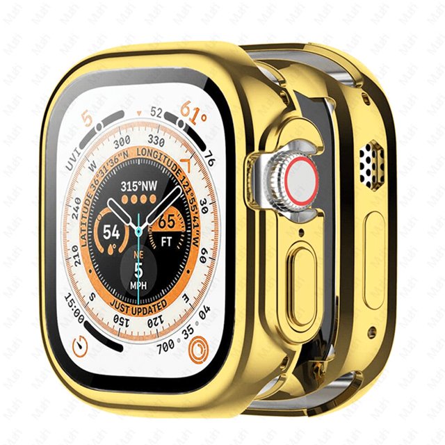 Funda completa de TPU para Apple Watch, Protector de pantalla de 49mm, 42mm, 44mm, 40mm, 38mm, series iWatch 8, 7, 6, 5, 4, 3, SE, 45mm, 41mm
