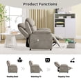 thumbnail image 6 of Bonzy Home Power Recliner Chair — Electric Recliner with Remote Control & Side Pockets, Compact Home Theater Seating for Small Spaces, 6 of 7