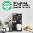 thumbnail image 2 of Cuisinart Single Serve Coffee Maker + Coffee Grinder, 48-Ounce Removable Reservoir, Black, DGB-2, 2 of 8