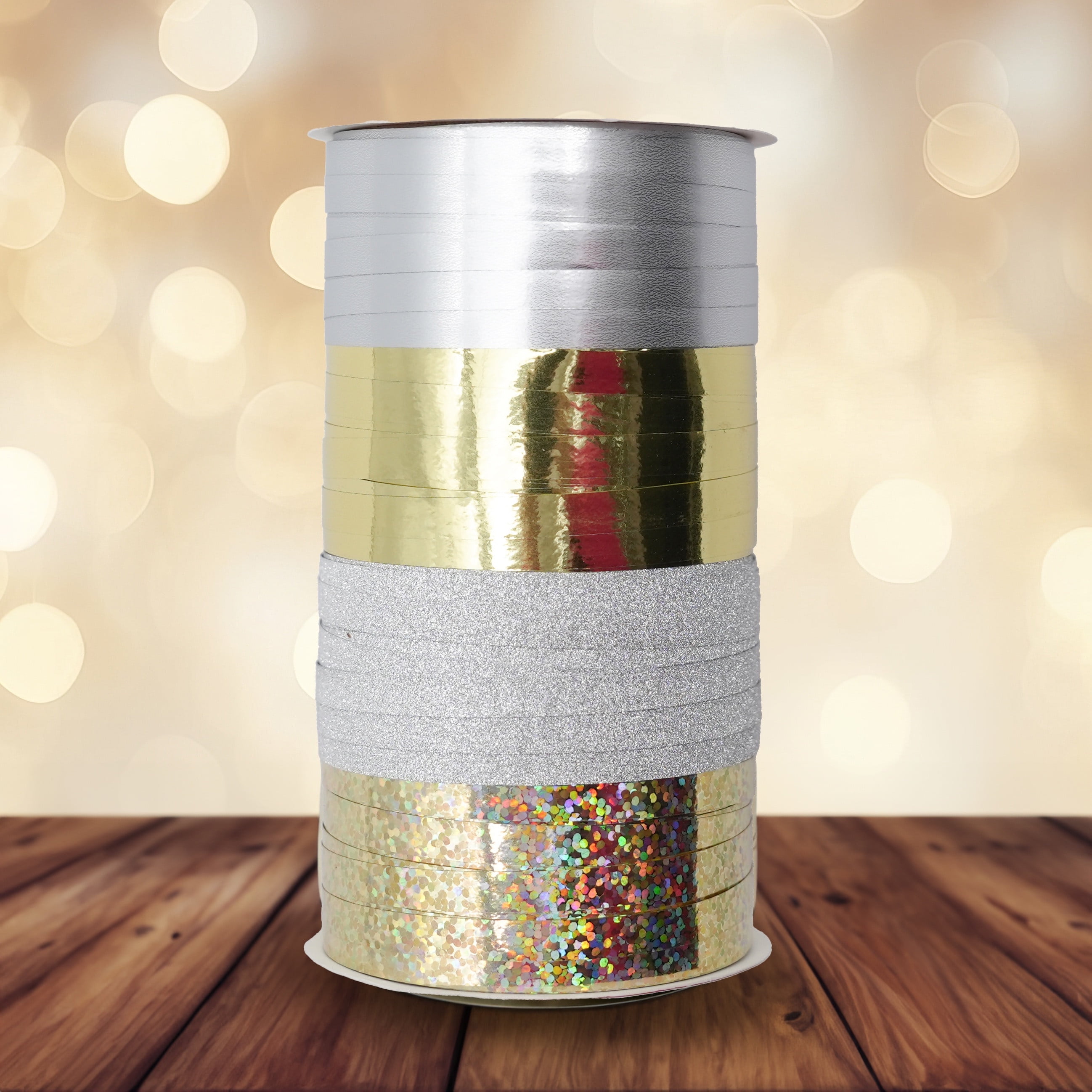 Premium Curl Metallics Ribbon, 150 ft by Holiday Time