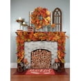 thumbnail image 4 of Nvzi 2 Pcs Artificial Autumn Maple Leaves Garland 5.7Ft/Pieces Fall Garland Hanging Vine Garland Vines Hanging Plants Colorful Fall Decor, 4 of 4