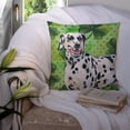 thumbnail image 3 of Carolines Treasures BB9827PW1414 Dalmatian St Patricks Fabric Decorative Pillow, 3 of 4
