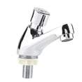 thumbnail image 3 of Public Kitchen Bathroom  Plated Self Closing Water Saving Time Delay Basin Sink Tap Faucet, 3 of 8