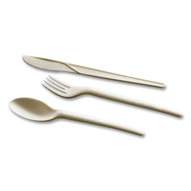 Eco-Products - Plant Starch Fork, Cream, 50/Pack, Sold as 1 PK Eco-Products - Plant Starch Fork, Cream, 50/Pack, Sold as 1 PK