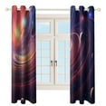 thumbnail image 3 of Galaxy Star Outer Space Modern Window for Living Room Curtains for Child Bedroom Kitchen Decor Blinds Drapes, 3 of 7