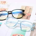 thumbnail image 3 of Unisex Plain Clear Glasses Ultra Light Decoration Transparent Women Men Eyewear Prescription Optical Spectacle Frames, 3 of 6