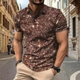 thumbnail image 2 of ameIAEA Men's Summer Short Sleeve Casual 3 Button T-Shirts Basic Golf Work Tees Tops with Pocket, 2 of 5