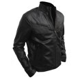 thumbnail image 1 of Black Motorcycle Jacket Leather Jackets Motorcycle Jackets Mens Black Leather Biker Jacket Mens Leather Riding Jacket Bike Jackets For Men size XS, 1 of 4