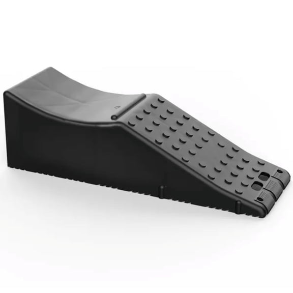 Vehicle Ramp, Single Unit Auto Service Ramp, 20000 lbs/9 ton Load Limit, 5.5" Elevation Auto Ramp, Robust Tire Ramp for Routine Car Care and Vehicle Upkeep