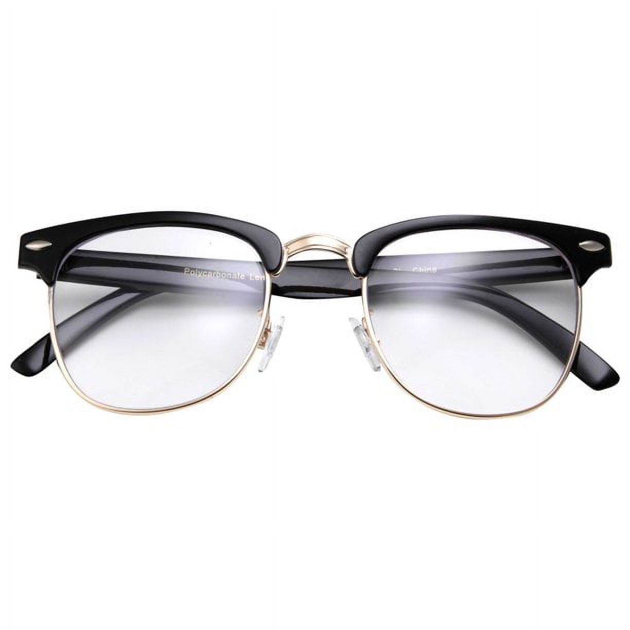 grinderPUNCH Mens Non Prescription Clear Lens Glasses