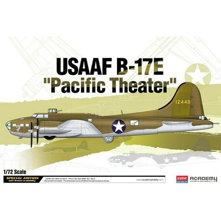 Flying Scale Model Aircraft - Academy 12533 B-17E Flying Fortress USAAF 'Pacific Theater' 1/72 Scale Model Kit