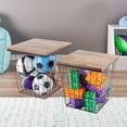 thumbnail image 5 of ZXNYH (Gray) Nesting End Tables with Storage, 5 of 8
