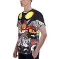 thumbnail image 6 of The Cuphead Show Shirt 3d Printed T Shirt Crewneck Short Sleeve Top Tees For Mens, 6 of 6