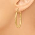 thumbnail image 3 of 14K Polished 2.5mm Tube Hoop Earrings T934, 3 of 4