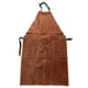 thumbnail image 1 of Delantal de soldadura eléctrica con aislamiento térmico de piel de vaca artificial Marron 90x60cm, 1 of 7
