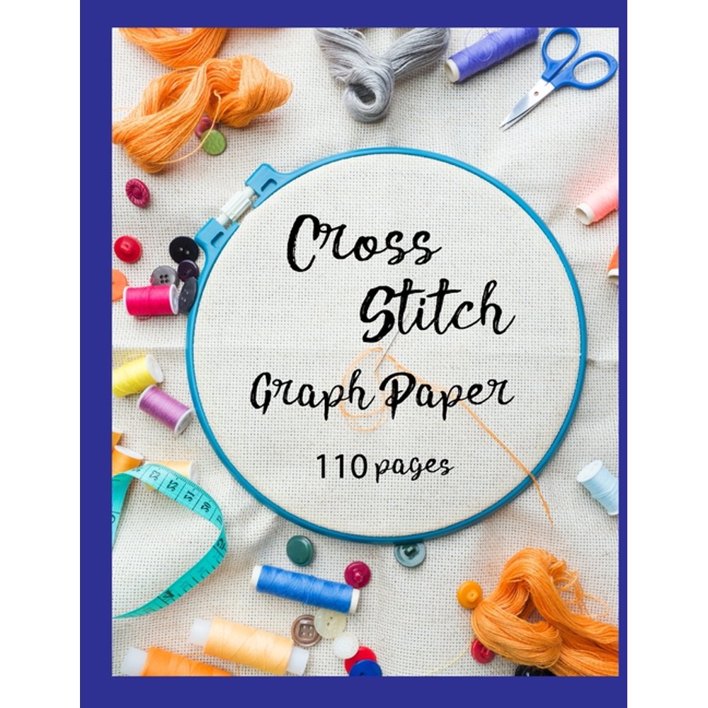 Cross Stitch Graph Paper 100 pages of 10 x 10 grid Design your own