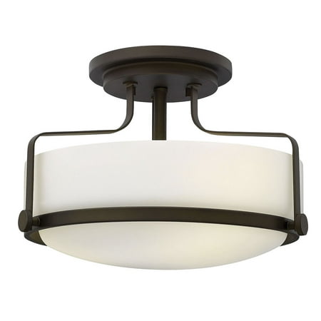 

Hinkley Lighting 3641 Harper 3 Light 15 Wide Semi-Flush Bowl Ceiling Fixture - Bronze