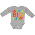 thumbnail image 3 of Inktastic Cutest Big Sister Girls Long Sleeve Baby Bodysuit, 3 of 5