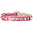 thumbnail image 1 of Snowflake Widget Dog Collar Emerald Green Ice Cream Size 16, 1 of 2