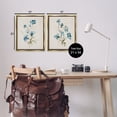 thumbnail image 3 of Stupell Industries Blue Botanical Herbs Floral Painting Gold Floater Framed Canvas Art Print Wall Art, 17 x 21, Set of 2, 3 of 9