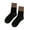 Coffee 5Pairs, variant on 1/5Pairs Womens Ribbed Cuff Cushioned Ankle Socks Mid Calf Socks Stretch Crew Socks Fall Winter Plush Thickened Skiing Insulation Socks Khaki 5Pairs