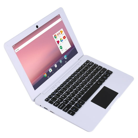 T&C Kids Laptop Computer, 10" Inch Laptop Powered by Android 7.1.1 Operating System, 2gb Ram+ 64gb Rom, Bluetooth, Wi-Fi- White