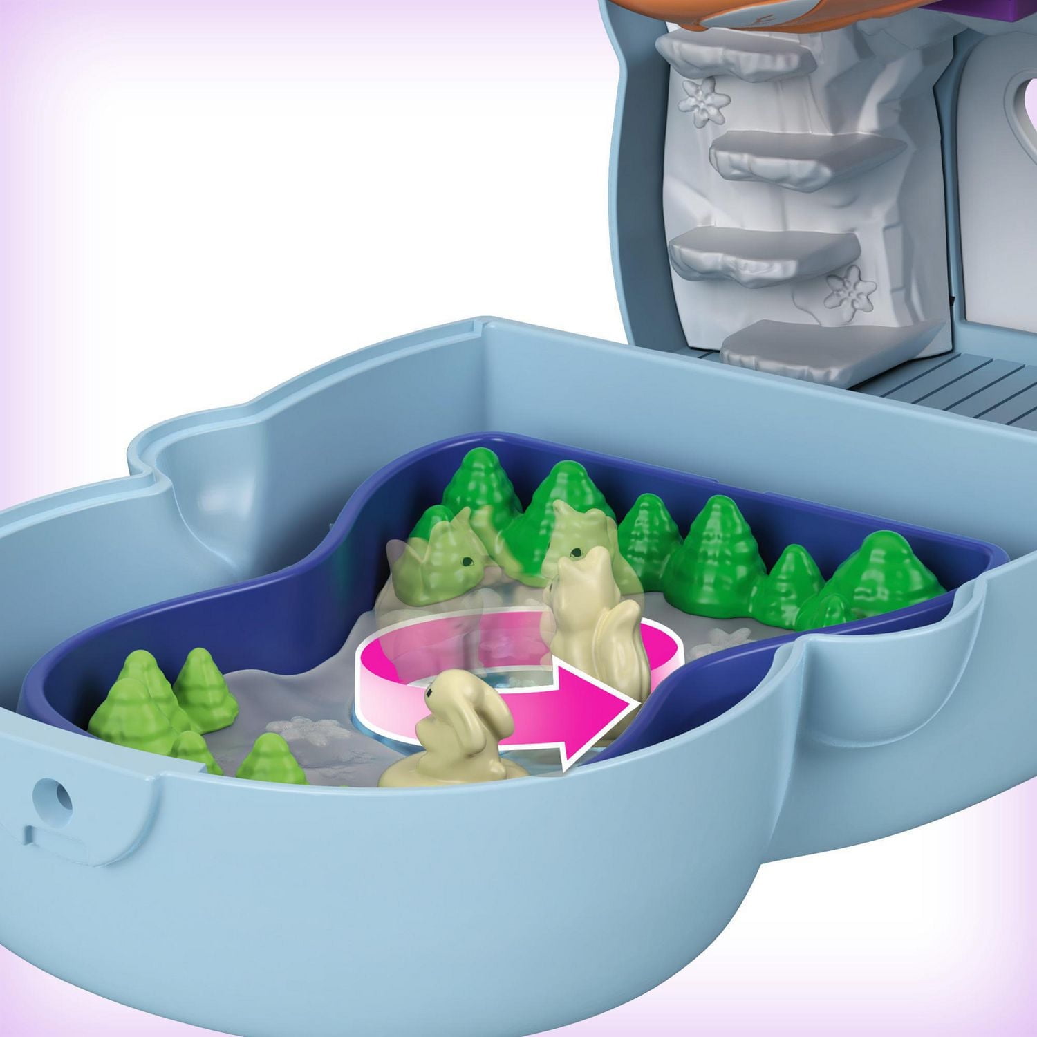 Polly Pocket Flip & Find Fox Compact