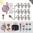 thumbnail image 1 of Solar Automatic Garden Watering System 1/4'' Irrigation Programmable Hose Sprinkler Timer Digital Controller Ball Valve Outdoor, 1 of 7