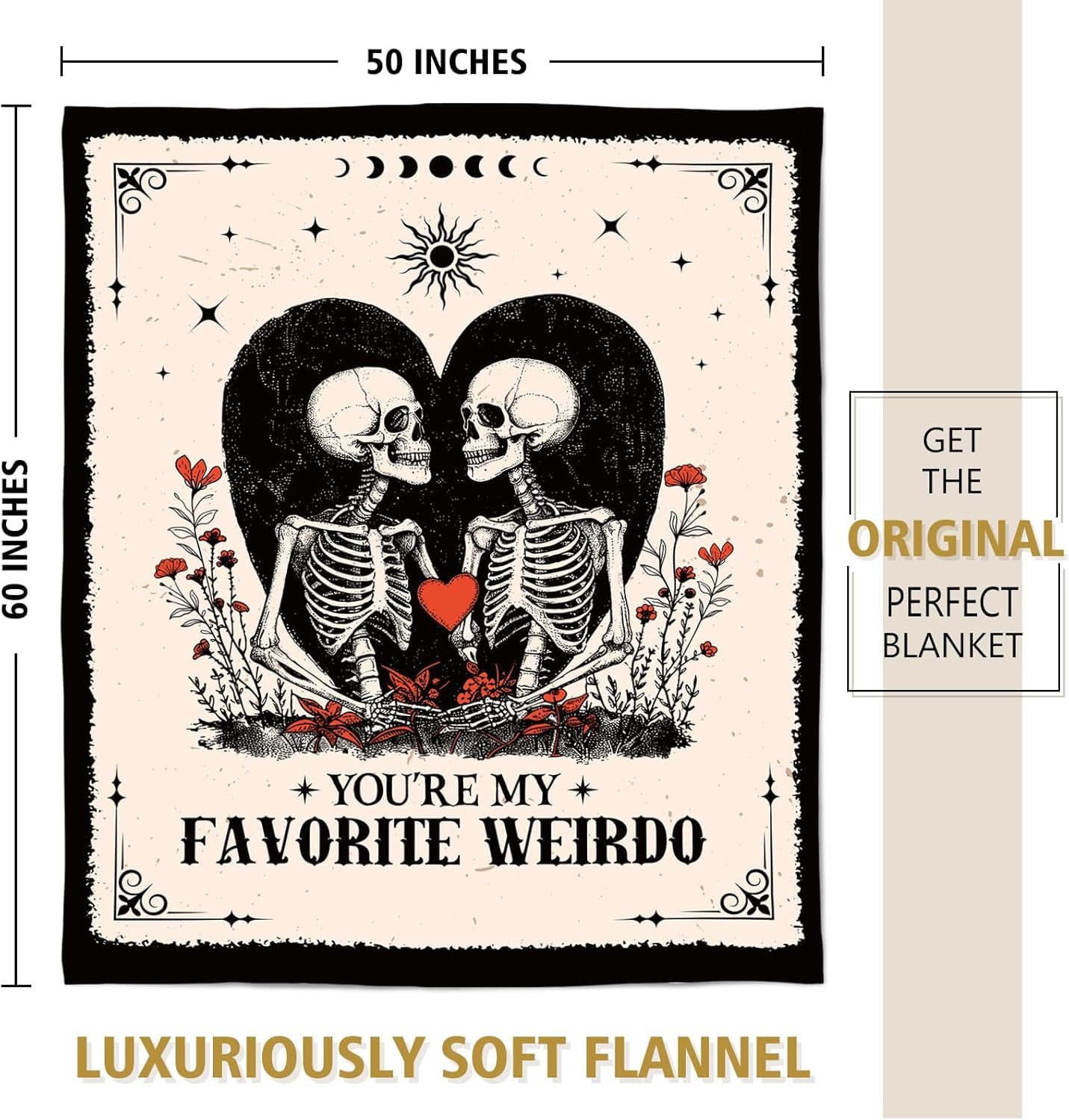 Gifts for Him Her, Wedding Anniversary Blanket, Birthday Gifts for Boyfriend Girlfriend, I Love You Gift, Engagement, Wedding Gifts for Couple, Wife, Husband