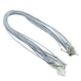 thumbnail image 1 of simhoa 10x Colorful Clasp Cord Necklace Chains For DIY Jewelry Making GREY, 1 of 8