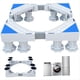 thumbnail image 5 of Soporte para Mini Refrigerador, Base Ajustable para Lavadora con 8 Pies, Pedestal de Lavandería para Lavadora Secadora de 16 A 25 Pulgadas, 5 of 5