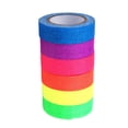 thumbnail image 1 of Moyic 6 rollos de cintas de neón para interiores, pegatina brillante de color sólido interesante, adorno de suelo, cinta fluorescente DIY, Kits de decoración para fiestas, 1 of 6
